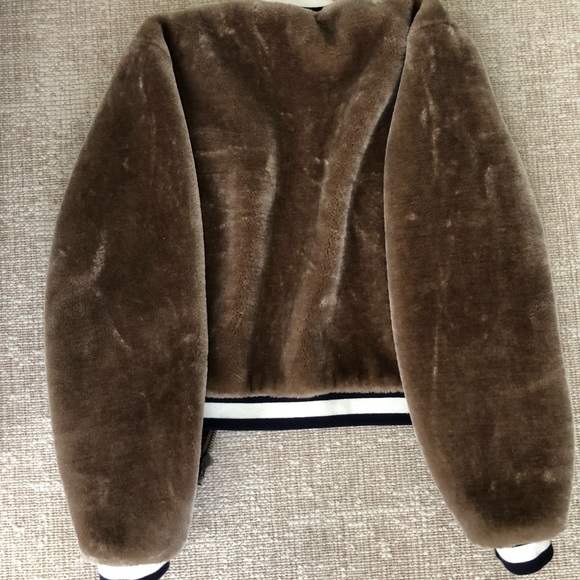 Beige/tan bomber jacket - Picture 3 of 4